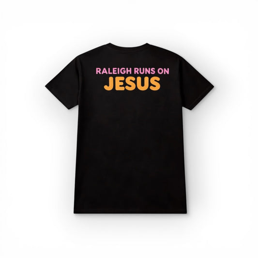“The Morning Brew” Tee – Raleigh Runs On Jesus Collection